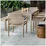 3_Uttermost Kirkham 92" Wide Mahogany Outdoor Dining Table more views