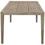 7_Uttermost Kirkham 92" Wide Mahogany Outdoor Dining Table more views