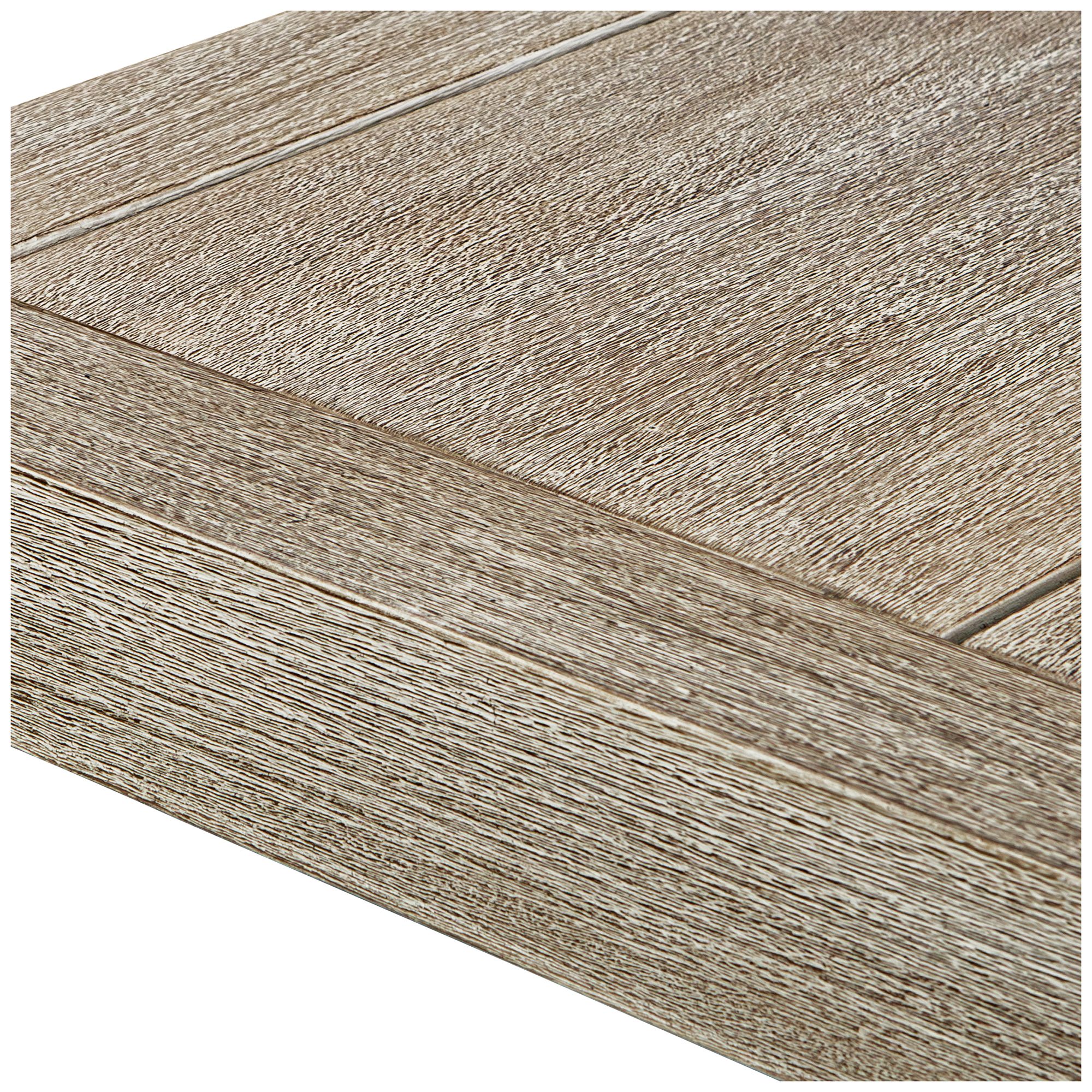 Uttermost Kirkham 92" Wide Mahogany Outdoor Dining Table