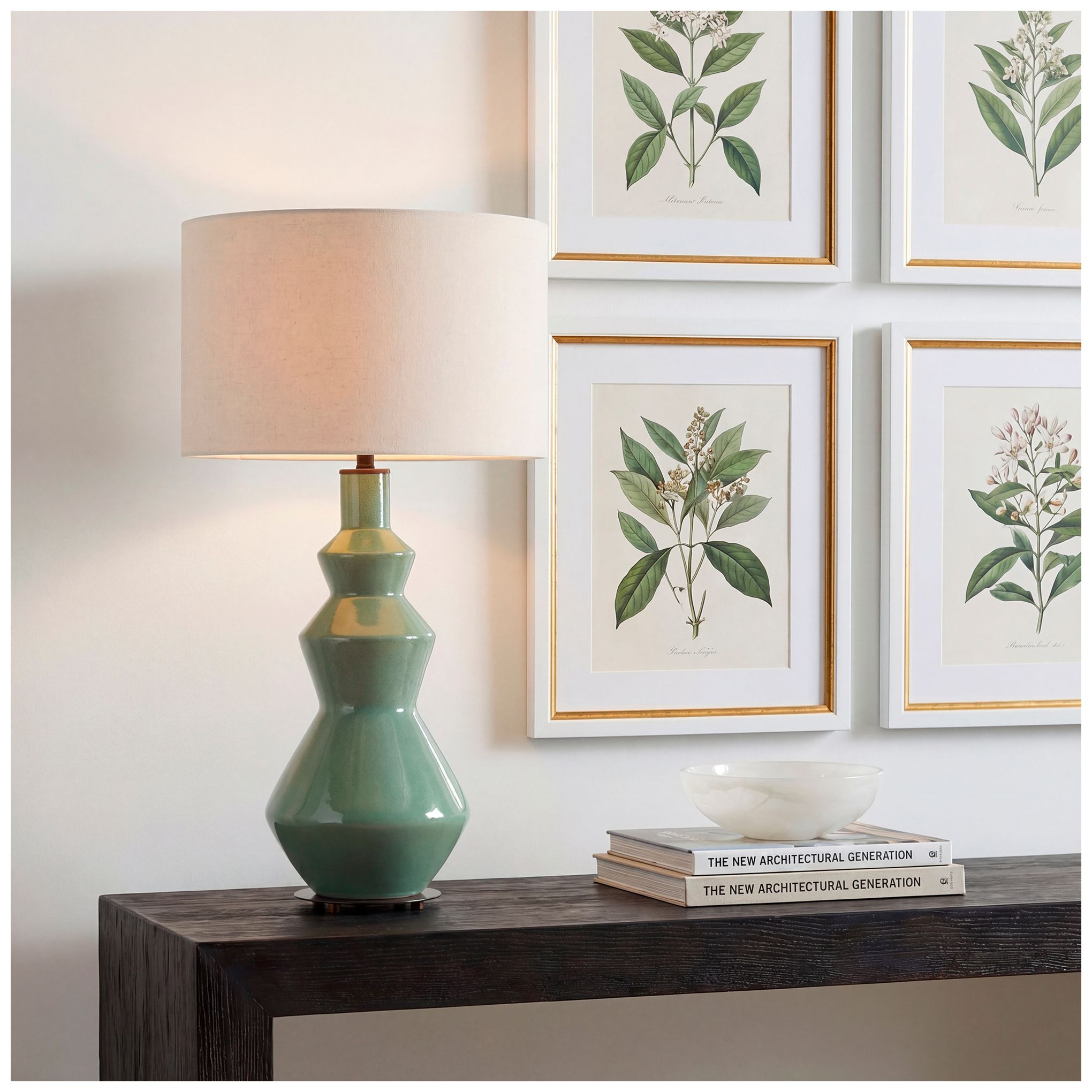 Image 2 Uttermost Kitley 29" Sage Green Ceramic Table Lamp more views
