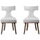 Uttermost Klismos Off-White Fabric Accent Chairs Set of 2