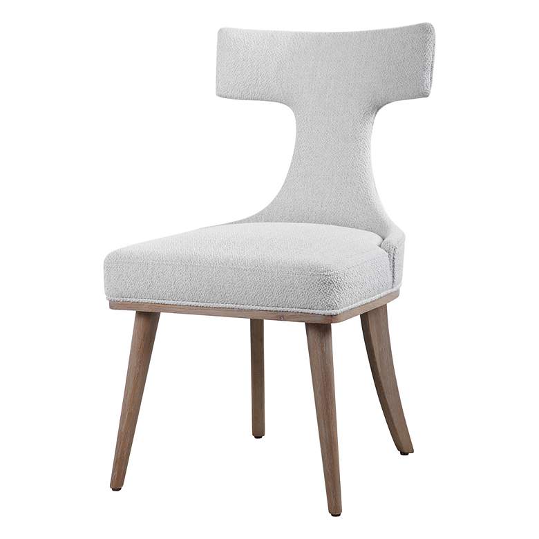Image 6 Uttermost Klismos Off-White Fabric Accent Chairs Set of 2 more views