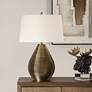 1_Uttermost Knowles Plated Brushed Brass Table Lamp