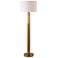 Uttermost Knox 66" Modern Travertine Floor Lamp