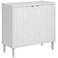 Uttermost Kohana 34 1/4"W Gloss White 2-Door Accent Cabinet