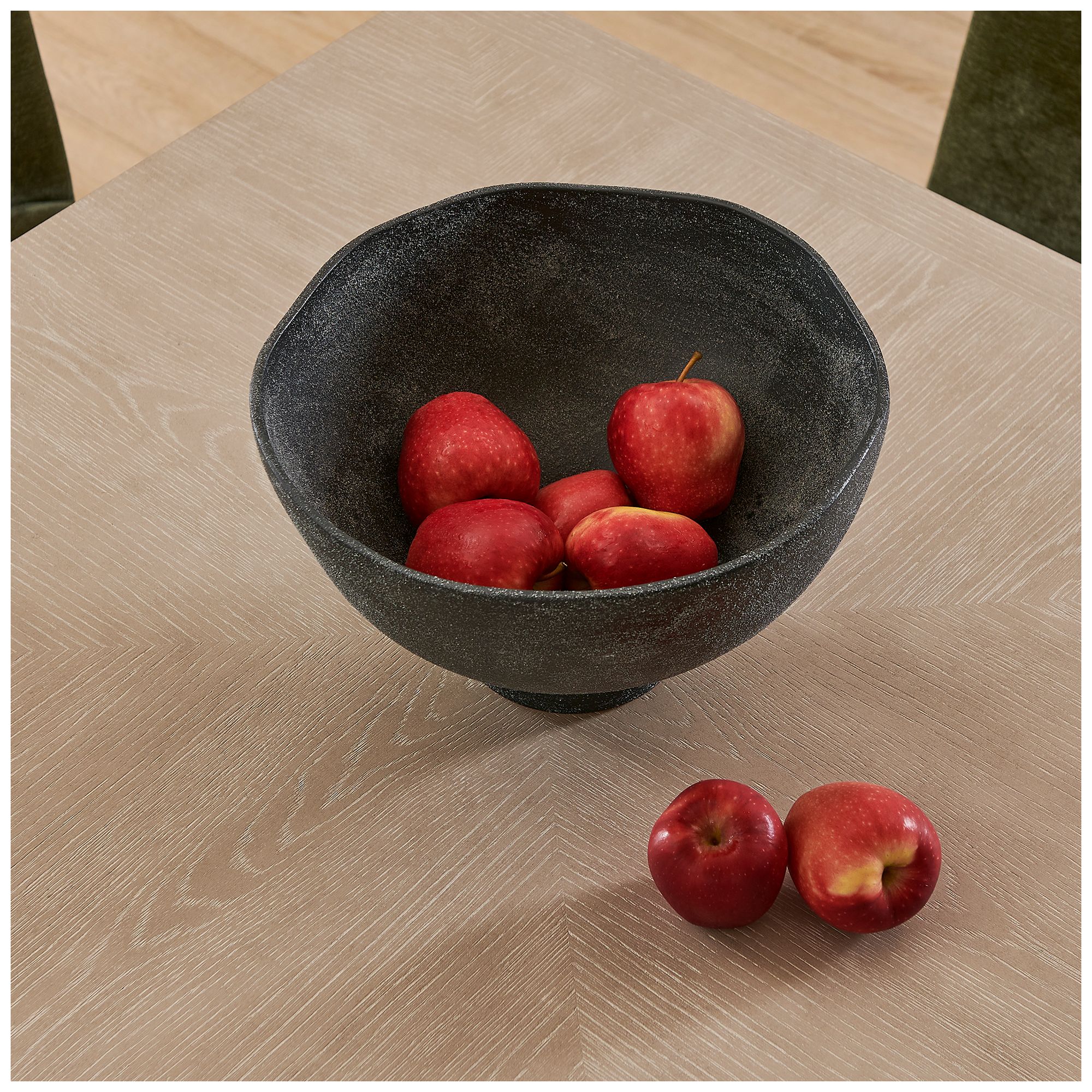 Image 4 Uttermost Komorebi 13" Wide Matte Black Outdoor Bowl more views