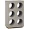 Uttermost Kye Gray and Tan Concrete Tabletop Wine Holder