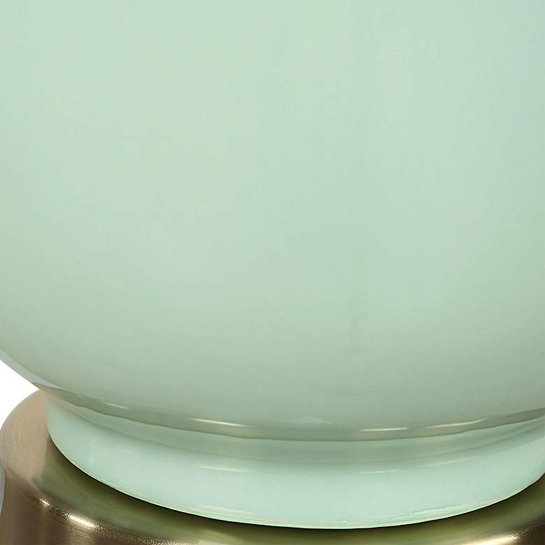 Image 5 Uttermost Kyla 30" High Mint Green Ceramic Table Lamp more views