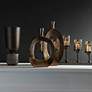 Thumbnail3 of Uttermost Kyler 22" High Bronze Aluminum Vases Set of 2 more views