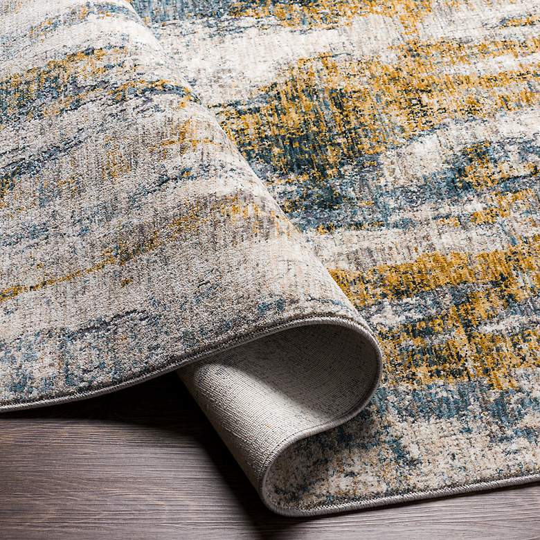 Image 4 Uttermost Ladoga 71506 5'x7'6" Light Beige and Blue Area Rug more views