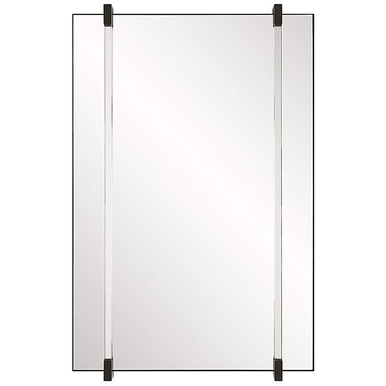 Image 2 Uttermost Ladonna 37 3/8" x 24 1/4" Black Mirror