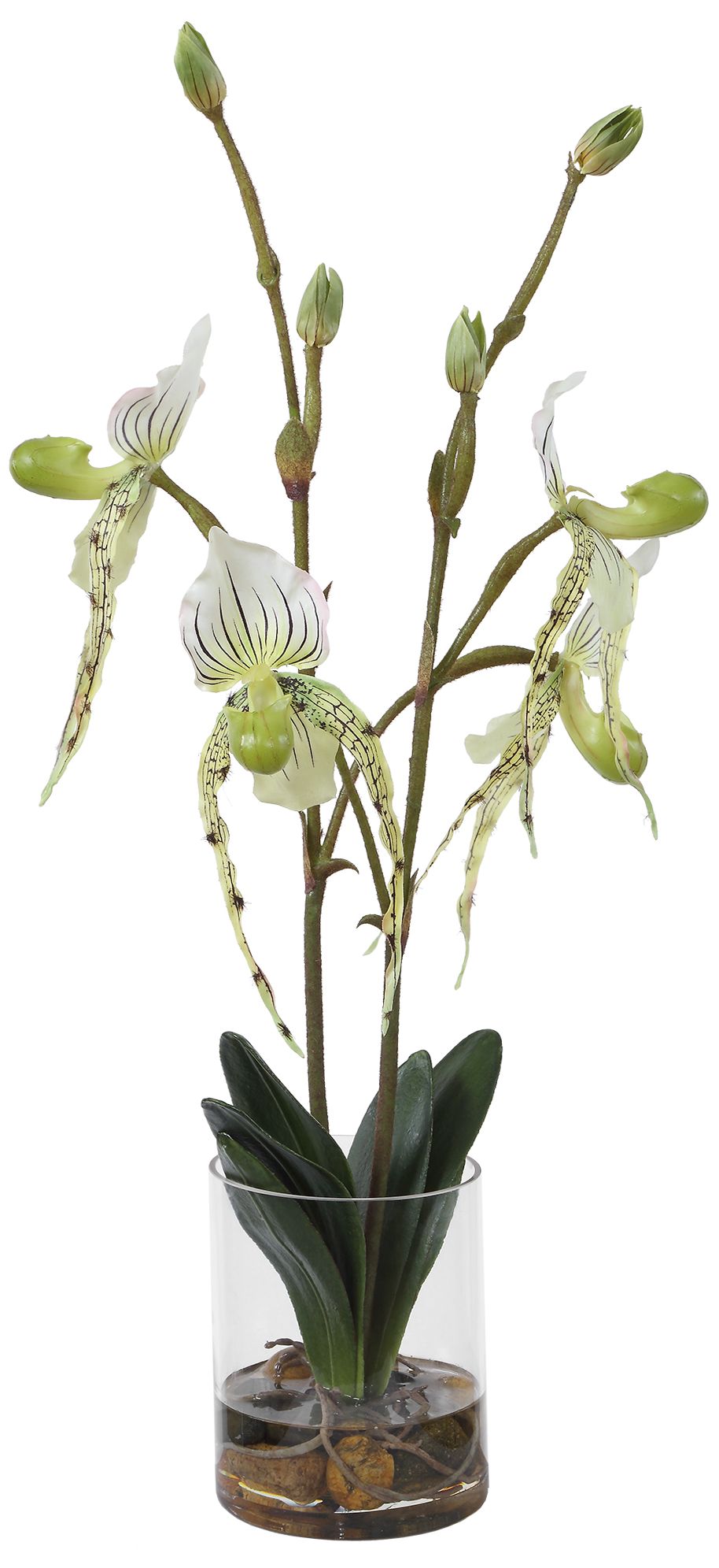 Image 4 Uttermost Lady Slipper Faux Orchid in Vase more views