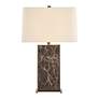2_Uttermost Lafferty Emperador Dark Brown Marble Table Lamp