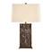 Uttermost Lafferty Emperador Dark Brown Marble Table Lamp
