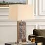 1_Uttermost Lafferty Emperador Dark Brown Marble Table Lamp