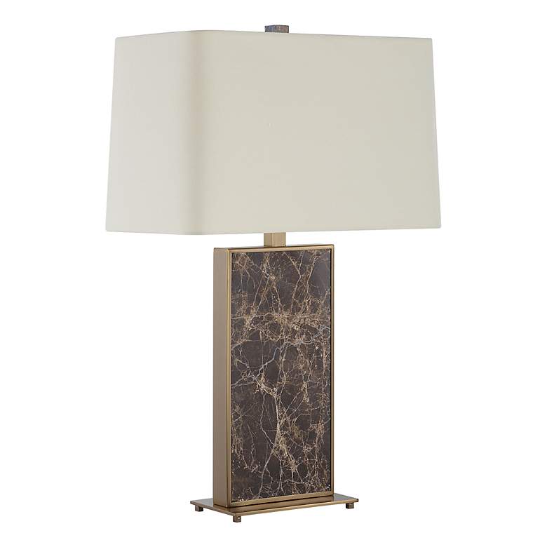 Image 5 Uttermost Lafferty Emperador Dark Brown Marble Table Lamp more views