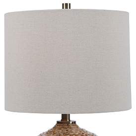 Image3 of Uttermost Lagos 22" High Brown and Taupe Ceramic Accent Table Lamp more views