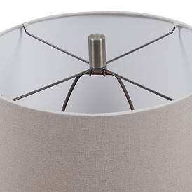 Image5 of Uttermost Lagos 22" High Brown and Taupe Ceramic Accent Table Lamp more views