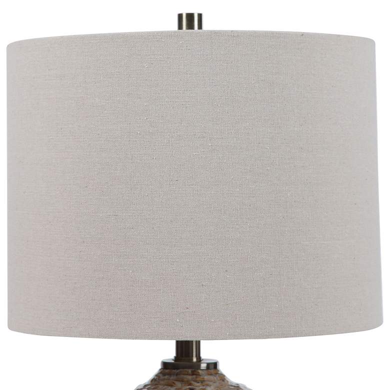 Image 6 Uttermost Lagos 22" High Brown and Taupe Ceramic Accent Table Lamp more views