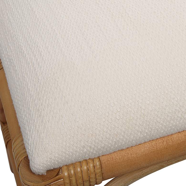 Image 6 Uttermost Laguna 48" Wide Natural Rattan Rectangular Bench more views