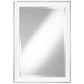 Image2 of Uttermost Lahvahn White 24" x 34" Rectangular Wall Mirror
