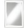 Uttermost Lahvahn White 24" x 34" Rectangular Wall Mirror