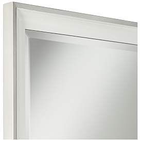 Image3 of Uttermost Lahvahn White 24" x 34" Rectangular Wall Mirror more views