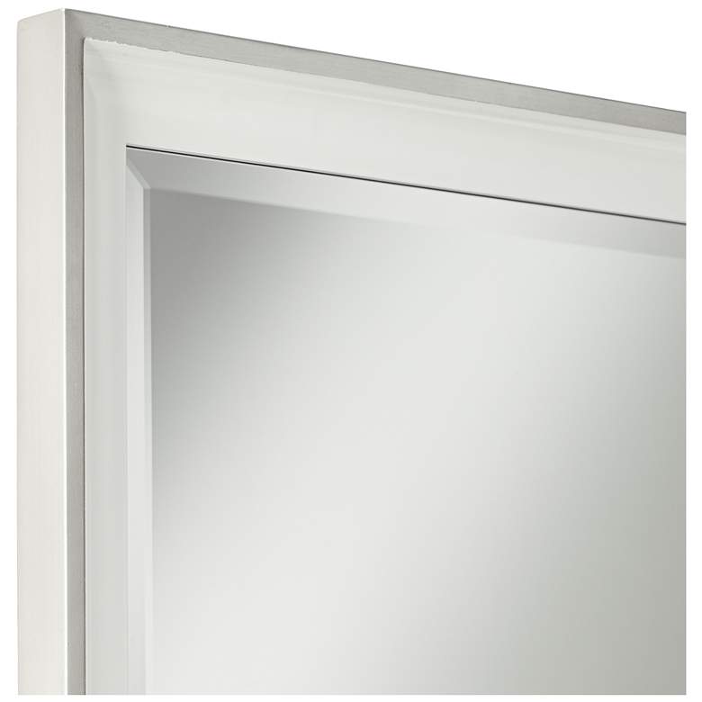 Image 3 Uttermost Lahvahn White 24 inch x 34 inch Rectangular Wall Mirror more views