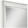 Uttermost Lahvahn White 24" x 34" Rectangular Wall Mirror