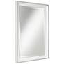 Uttermost Lahvahn White 24" x 34" Rectangular Wall Mirror