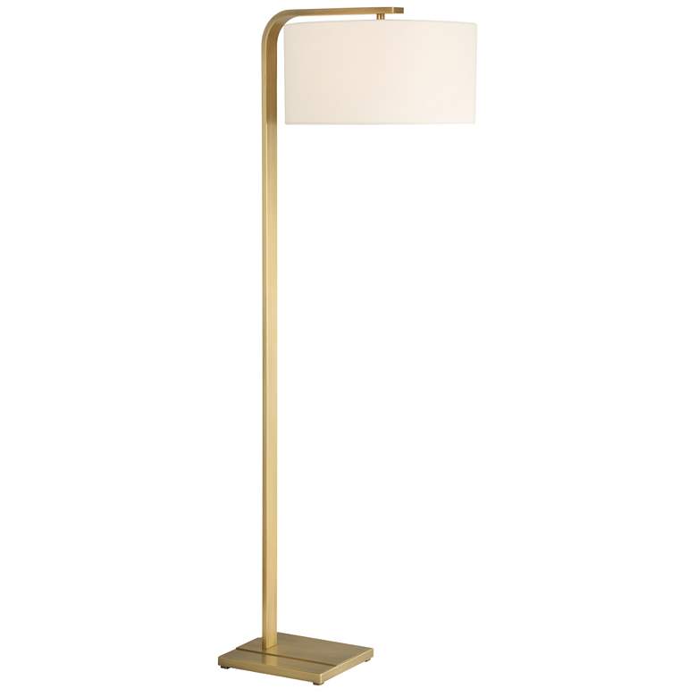 Image 1 Uttermost Laight 64 1/2" Brass Floor Lamp