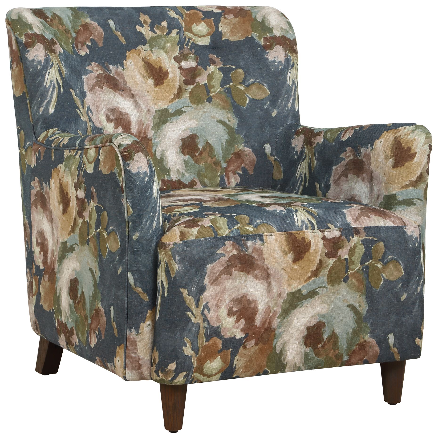 Image 5 Uttermost Lainey Floral Fabric Armchair more views