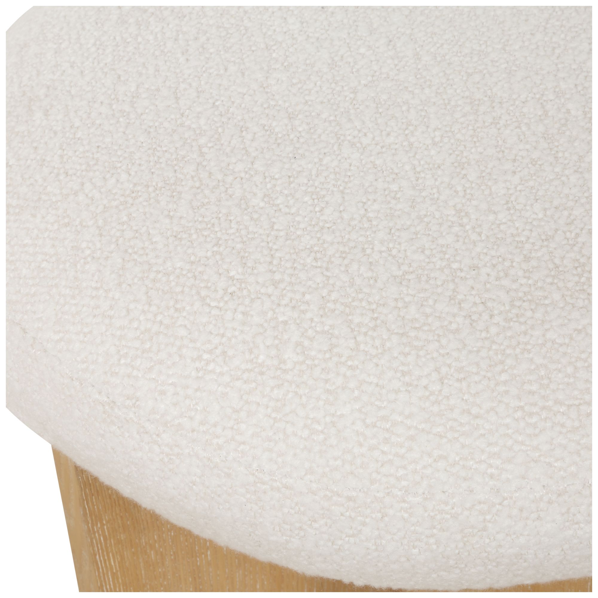 Uttermost Lainie 18 1/2" H Oak Wood Accent Stool