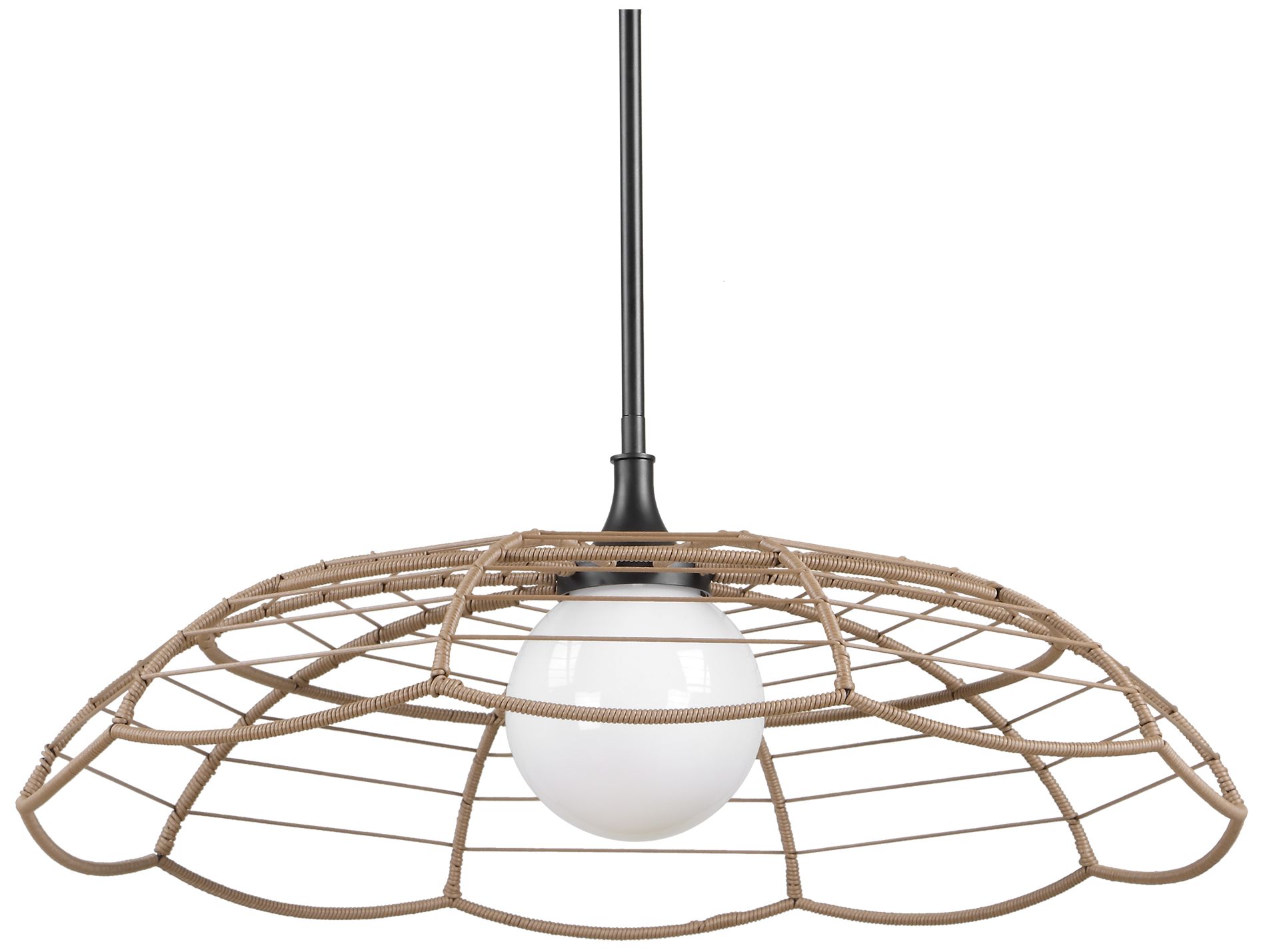 Image 5 Uttermost Lakeside 30" Wide Brown and Black 1-Light Indoor/Outdoor Pen more views