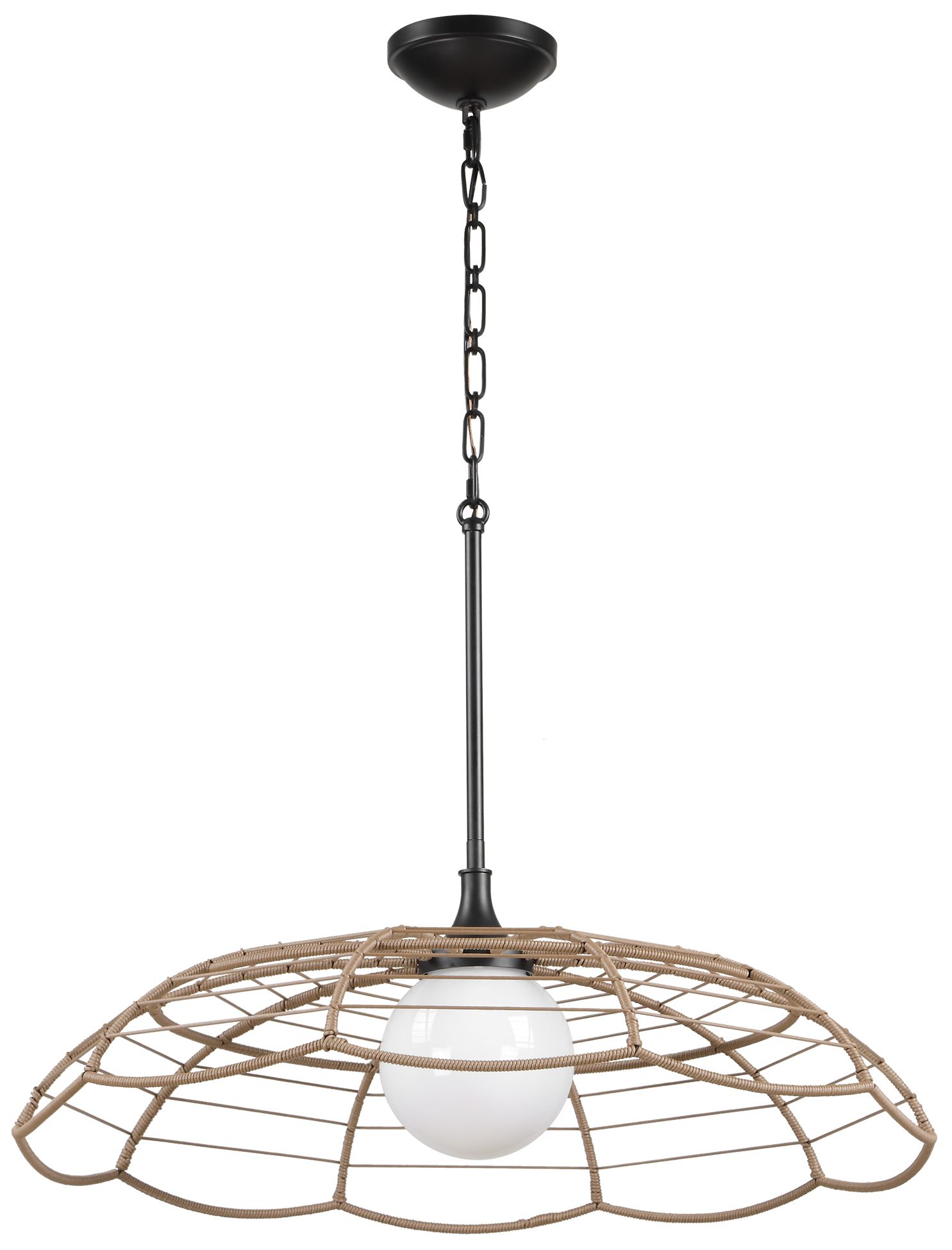 Image 6 Uttermost Lakeside 30" Wide Brown and Black 1-Light Indoor/Outdoor Pen more views