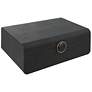 4_Uttermost Lalique 13" Wide Black Rectangular Decorative Box more views