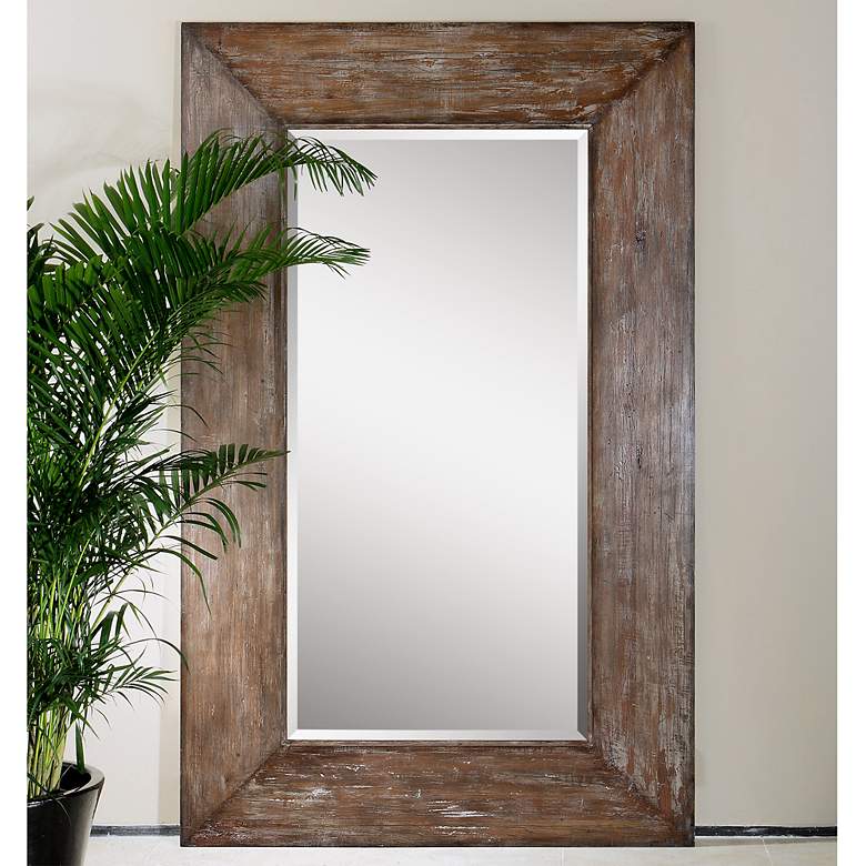 Image 1 Uttermost Langford 81" High Large Wall Mirror