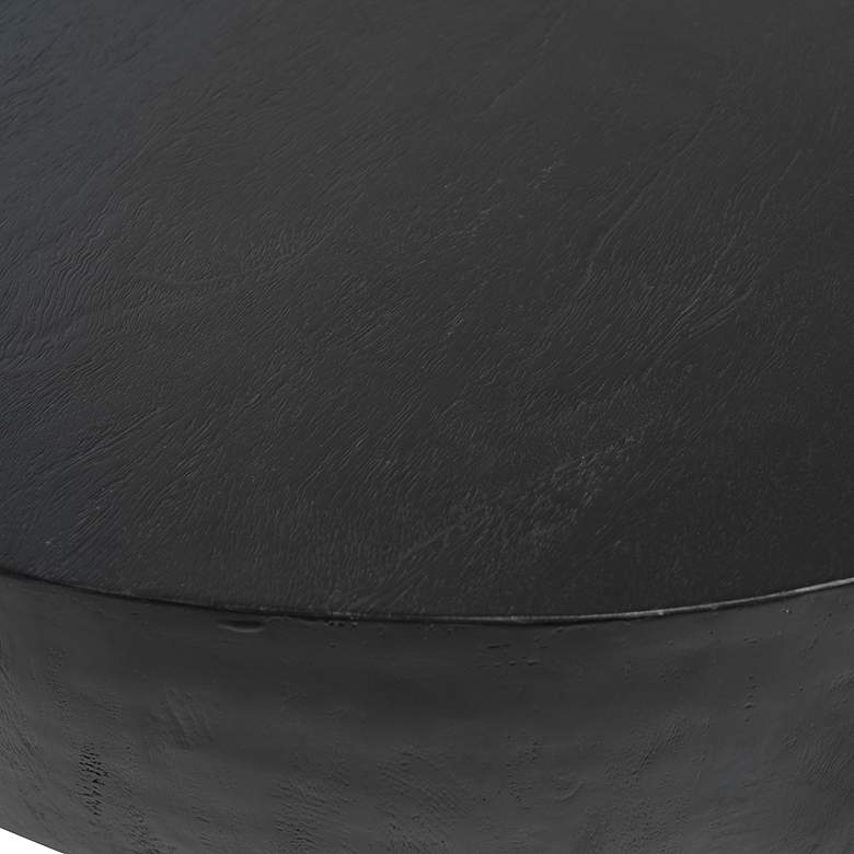 Image 3 Uttermost Lark 42" Dia. X 16" H Dark Ebony Coffee Table more views