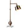 Uttermost Laton 33 1/4" Brushed Brass Adjustable Task Desk Lamp