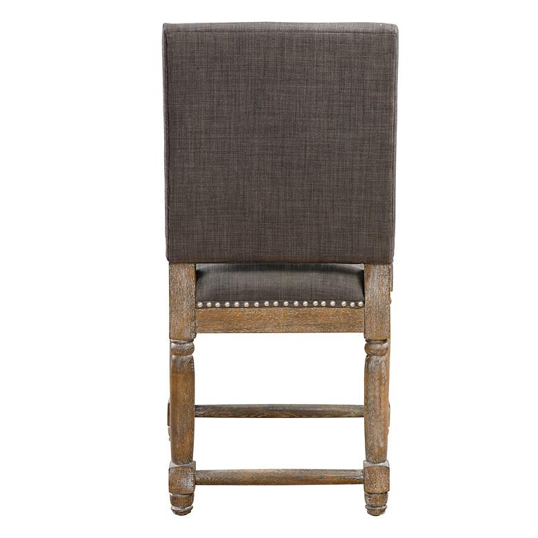 Image 4 Uttermost Laurens 23 1/4" Wide Nailhead Trim Slate Gray Accent Chair more views