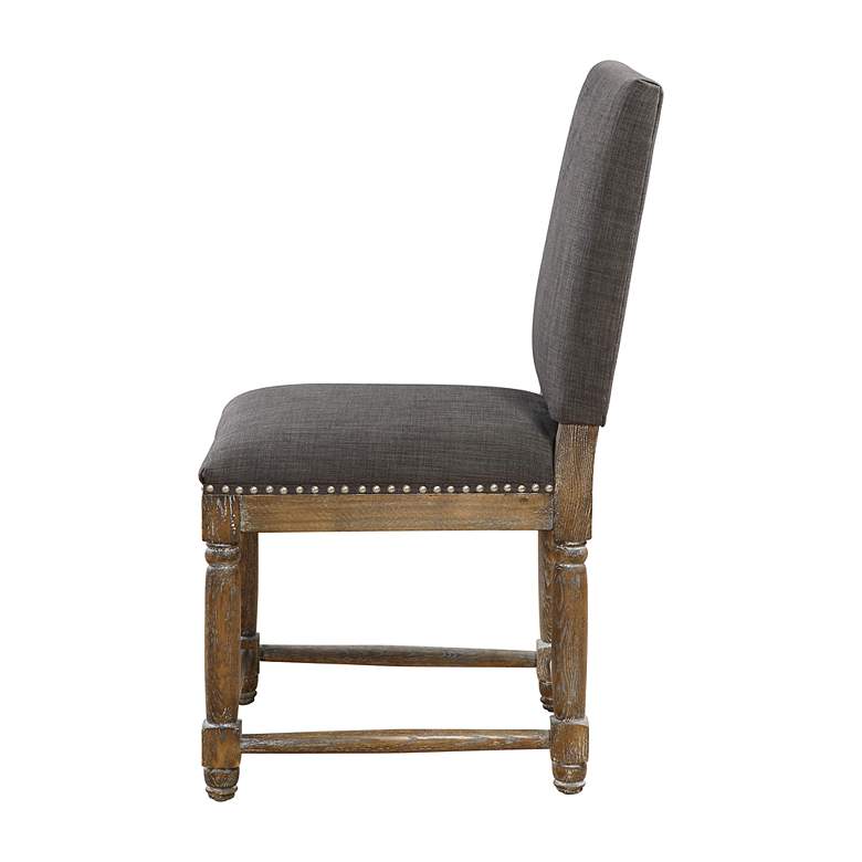 Image 5 Uttermost Laurens 23 1/4" Wide Nailhead Trim Slate Gray Accent Chair more views