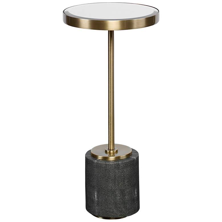 Image 2 Uttermost Laurier 11 3/4"W Brushed Brass Round Accent Table