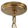 7_Uttermost Lautoka 32" Wide Warm Brass 8-Light Chandelier more views