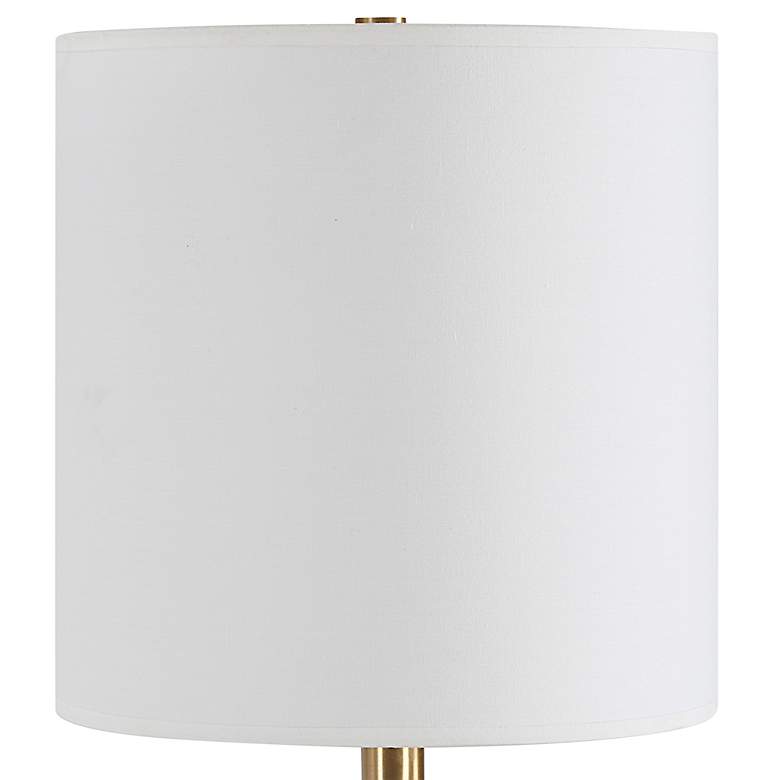 Image 6 Uttermost Lautoka 36" Steel and Rattan Modern Buffet Table Lamp more views