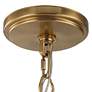 Uttermost Lautoka Steel and Rattan 8 Lt Chandelier with Fabric Shades