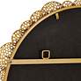 4_Uttermost Layered Lotus Leaf 33 1/2" Wide Gold Round Wall Mirror more views