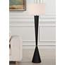 1_Uttermost Layla Black Tapered Buffet Floor Lamp