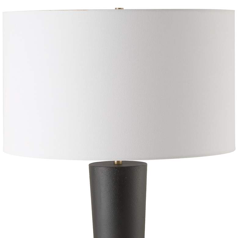 Image 6 Uttermost Layla Black Tapered Buffet Floor Lamp more views