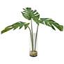 Uttermost Lbero Split Leaf Palm 30" High Faux Plant in Vase
