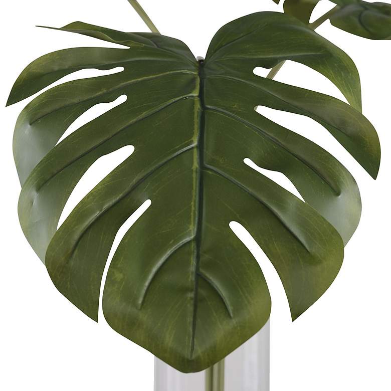Image 3 Uttermost Lbero Split Leaf Palm 30" High Faux Plant in Vase more views